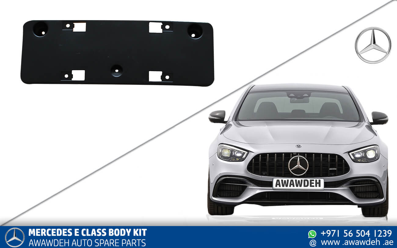 mercedes e class front number plate holder